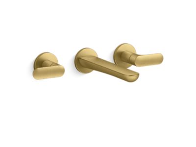 Kallista 002 Collection Wall Mount Sink Faucet, Wide Spread