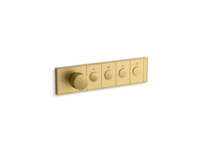 Kallista Kallista 4-Outlet Trim Push Button Mechanical