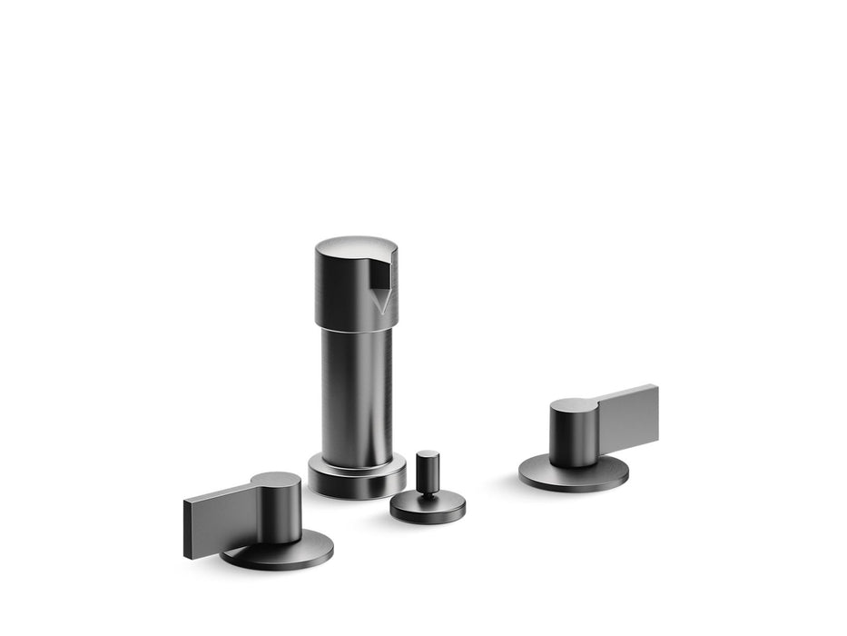 KOHLER Components Widespread bidet faucet with Lever handles