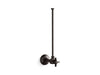 KOHLER 3/8" NPT angle supply with stop and annealed vertical tube