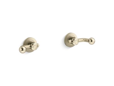 Kallista Vice Collection Wall-Mt Bath Faucet Handles Crank