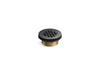 KOHLER Round shower drain for use with plastic pipe, gasket included