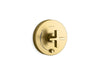 Kallista P24416-CR One Pb Shower Trim W/Divrt, Cross Hdl