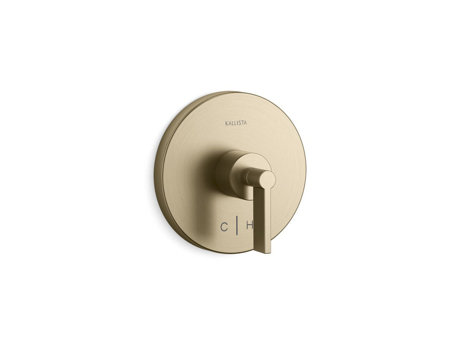 Kallista P24421-LV One Thermo Trim, H&C, Lever Handle