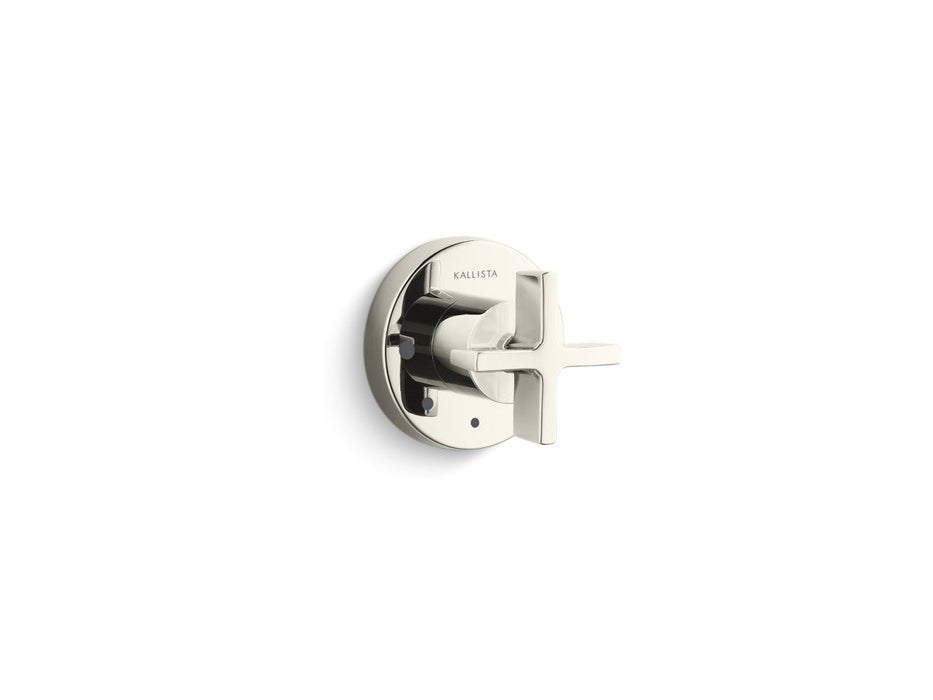 Kallista P24423-CR One Volume Control Trim, Cross Handle