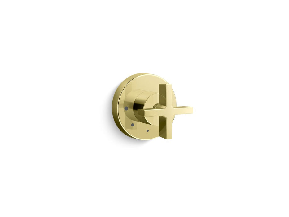 Kallista P24423-CR One Volume Control Trim, Cross Handle