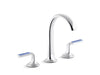 Kallista P25055-CBW Script Snk Fct Arch Spt Enml Blue Wave