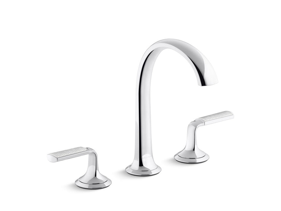 Kallista P25055-FRW Script Snk Fct Arch Spt Enml Frost Wave