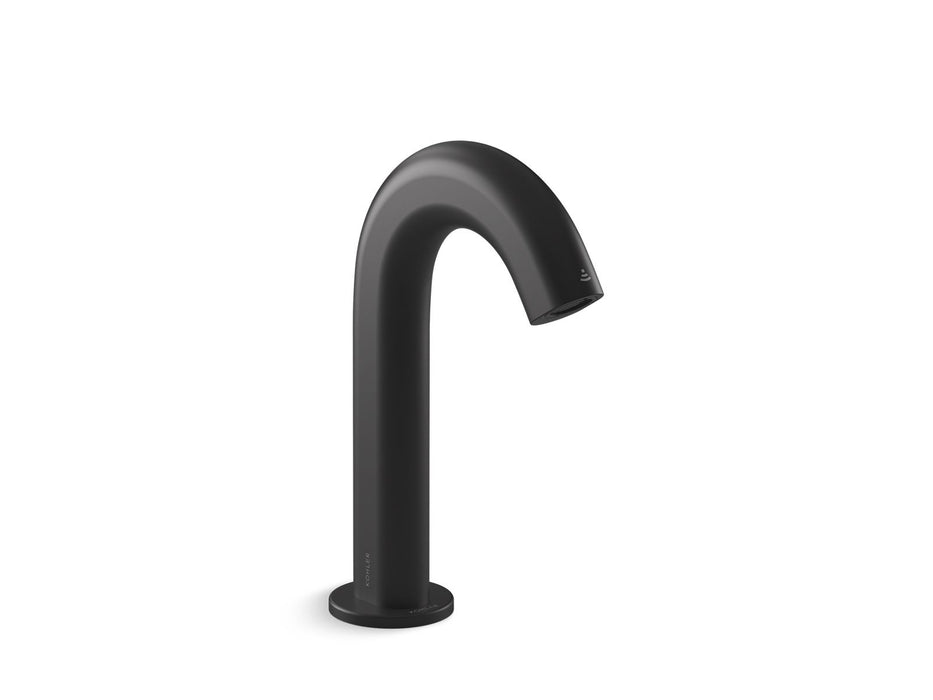 KOHLER K-103B76-SANA Oblo Touchless single-hole lavatory faucet with Kinesis sensor technology, 0.5 gpm, matte black