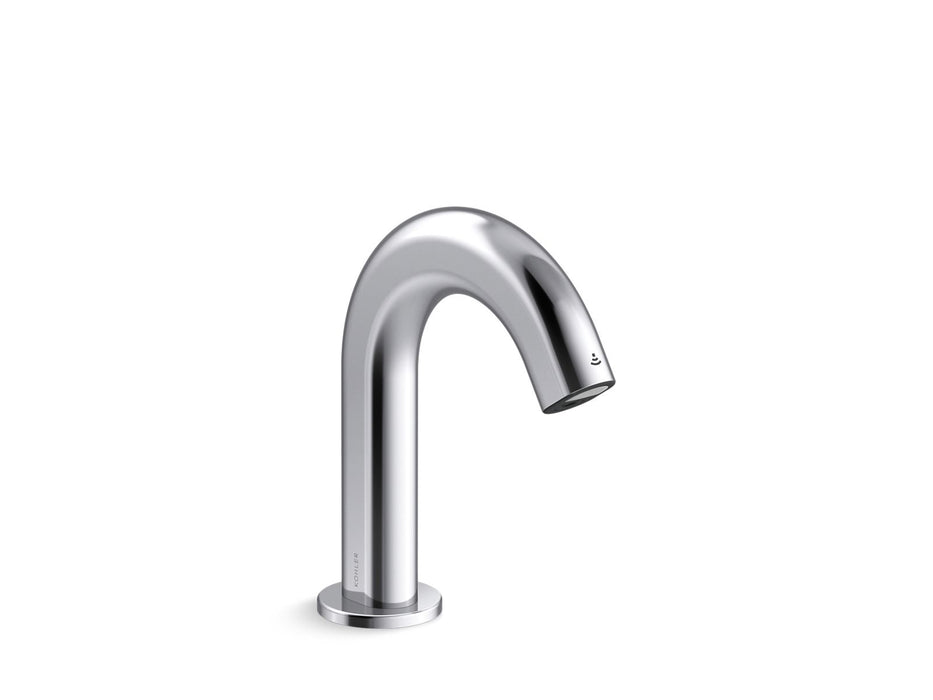 KOHLER K-103BB76-SBNA Oblo Touchless single-hole lavatory faucet with Kinesis sensor technology, AC-powered, less drain, 0.5 gpm