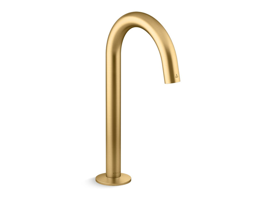 KOHLER K-103MT86-SANA Components Touchless single-hole lavatory faucet with Kinesis sensor technology, Tube design, 0.5 gpm