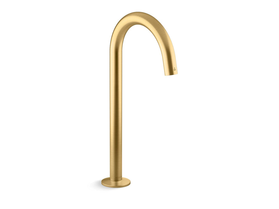 KOHLER K-103MT96-SANA Components Touchless single-hole lavatory faucet with Kinesis sensor technology, Tube design, 0.5 gpm