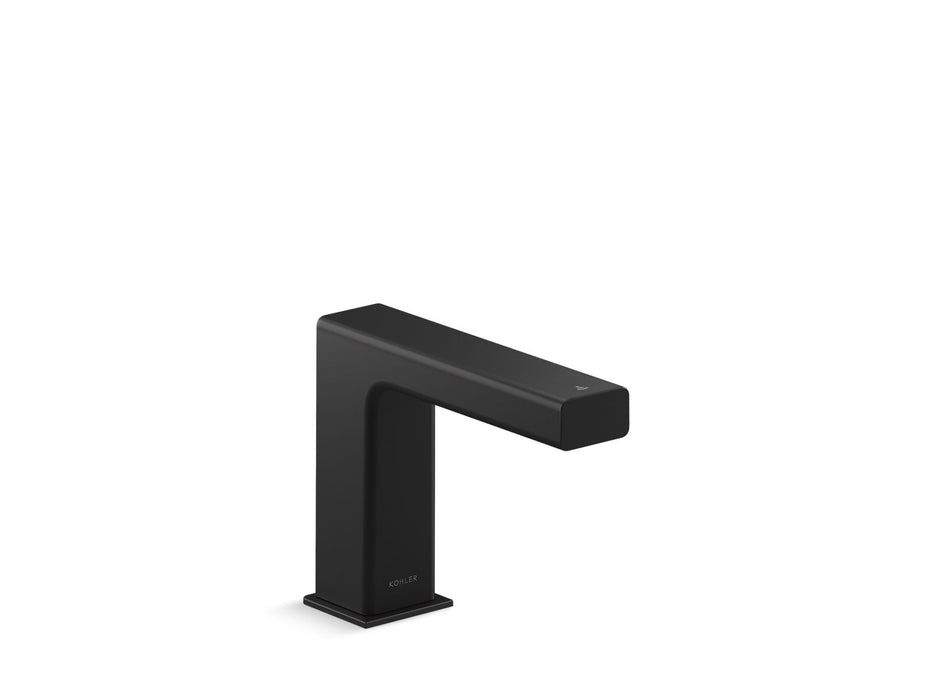 KOHLER K-103S36-SANA Strayt Touchless single-hole lavatory faucet with Kinesis sensor technology, 0.5 gpm, matte black