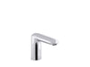 KOHLER K-104K36-SANA Kumin Touchless single-hole lavatory faucet with Kinesis sensor technology, DC-powered, 0.5 gpm,...