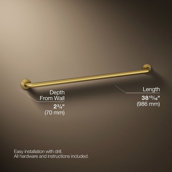 3/4 view of product with dimensions