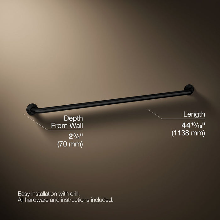 3/4 view of product with dimensions