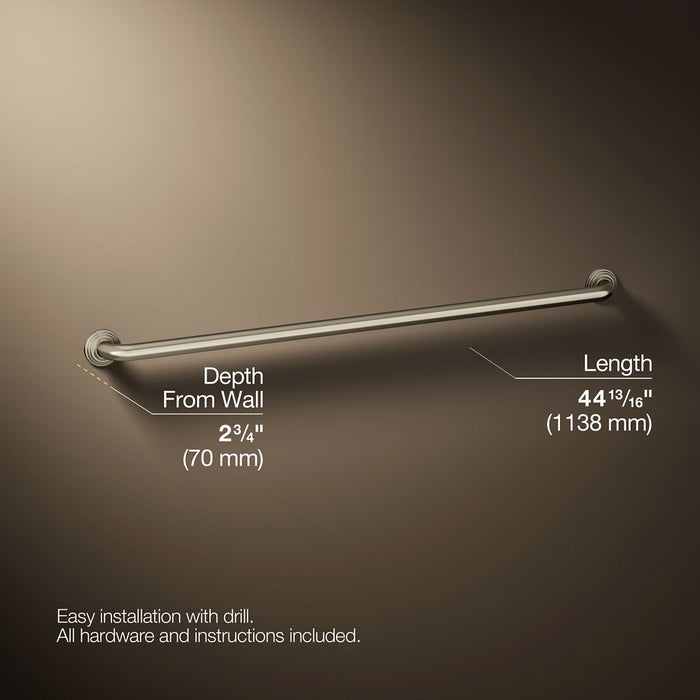 3/4 view of product with dimensions
