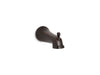 KOHLER K-10588 Bancroft Wall-mount bath spout with diverter, NPT connection, oil rubbed bronze