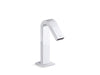 KOHLER K-106L77-SANL Loure Touchless faucet with Kinesis sensor technology and temperature mixer, Hybrid-powered,...