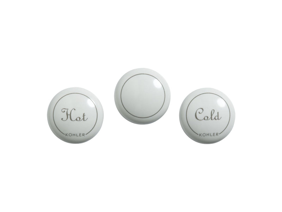 KOHLER K-1077791 Plug Buttons for Fairfax Centerset Faucets
