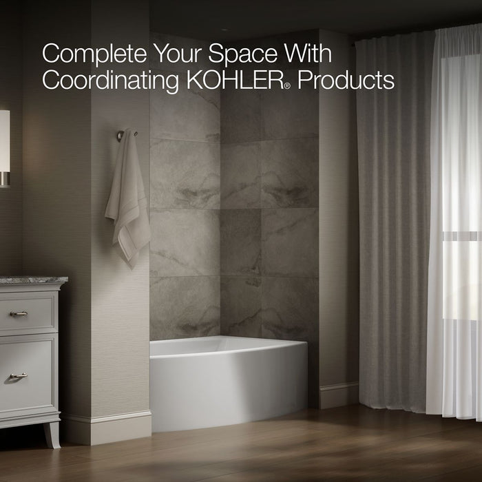 KOHLER K-1100-LA Expanse 60" x 32" alcove bath, left drain