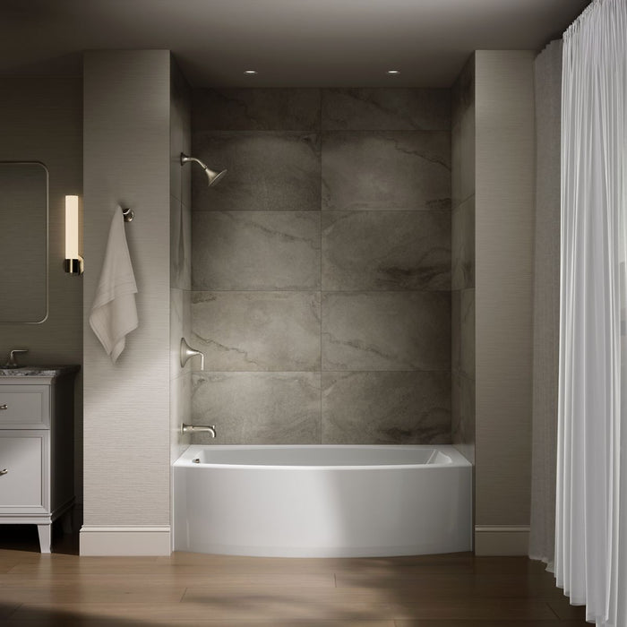 KOHLER K-1100-LA Expanse 60" x 32" alcove bath, left drain
