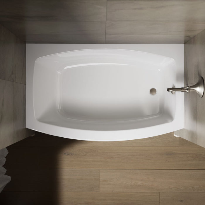KOHLER K-1100-RA Expanse 60" x 32" alcove bath, right drain