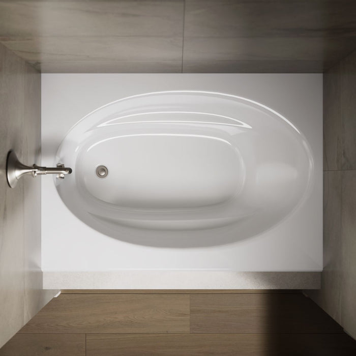 KOHLER K-1113-L Windward 60" x 42" alcove bath, left drain