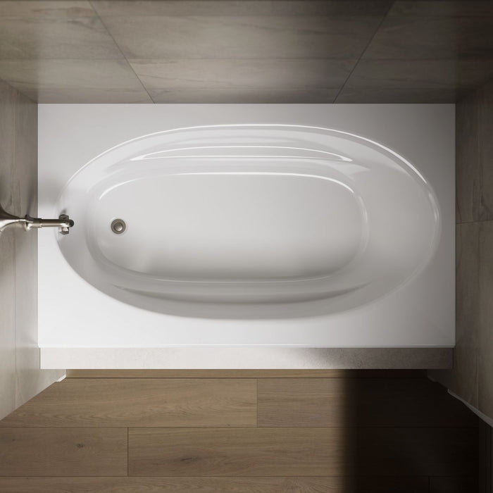 KOHLER K-1115-L Windward 72" x 42" alcove bath, left drain