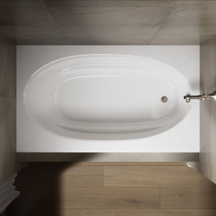 KOHLER K-1115-R Windward 72" x 42" alcove bath, right drain