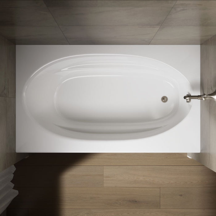 KOHLER K-1115-RA Windward 72" x 42" alcove bath, right drain