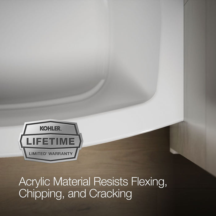 KOHLER K-1118-LA Expanse 60" x 30" alcove bath, left drain