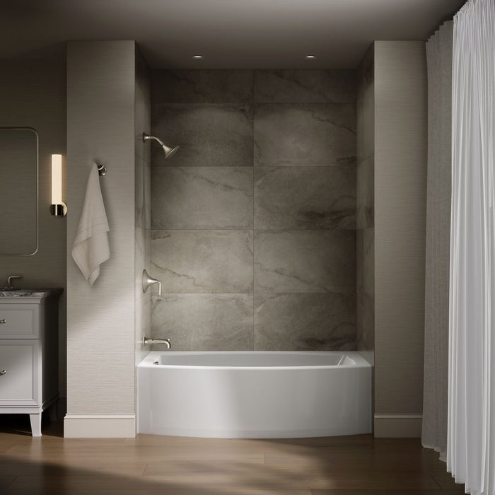 KOHLER K-1118-LA Expanse 60" x 30" alcove bath, left drain