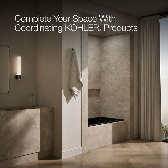 KOHLER K-1121-L Underscore 60" x 30" alcove bath, left drain