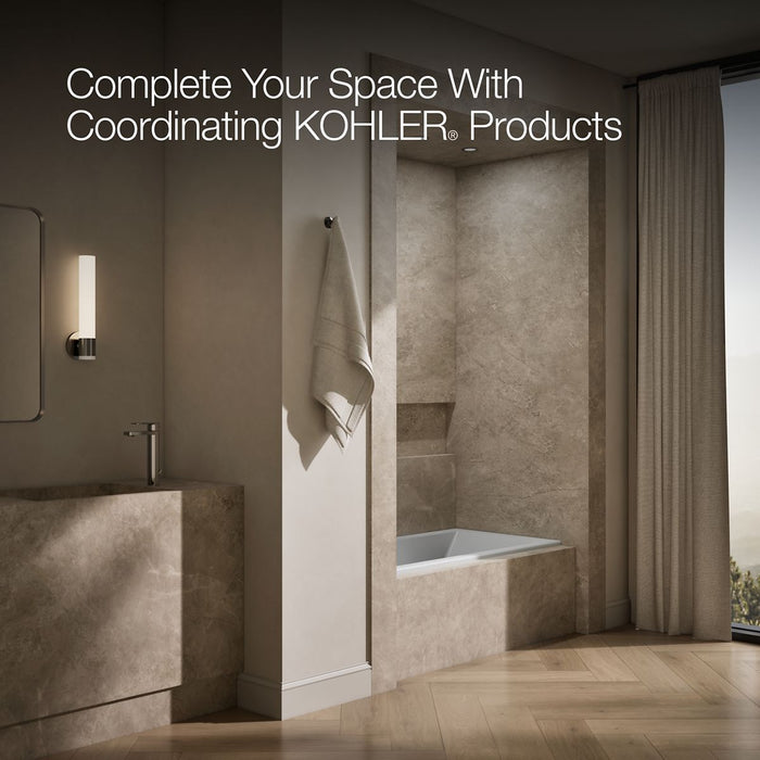 KOHLER K-1121-L Underscore 60" x 30" alcove bath, left drain
