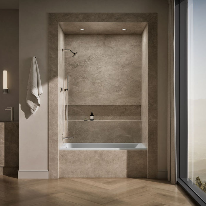 KOHLER K-1121-L Underscore 60" x 30" alcove bath, left drain