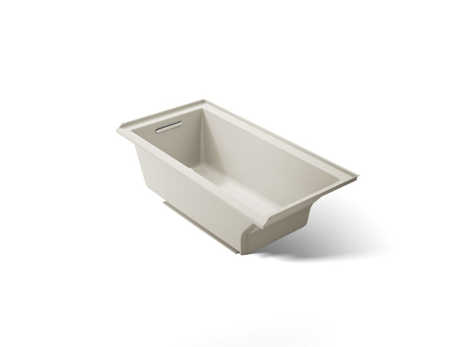 KOHLER K-1121-LW Underscore 60" x 30" alcove bath with Bask heated surface, left drain