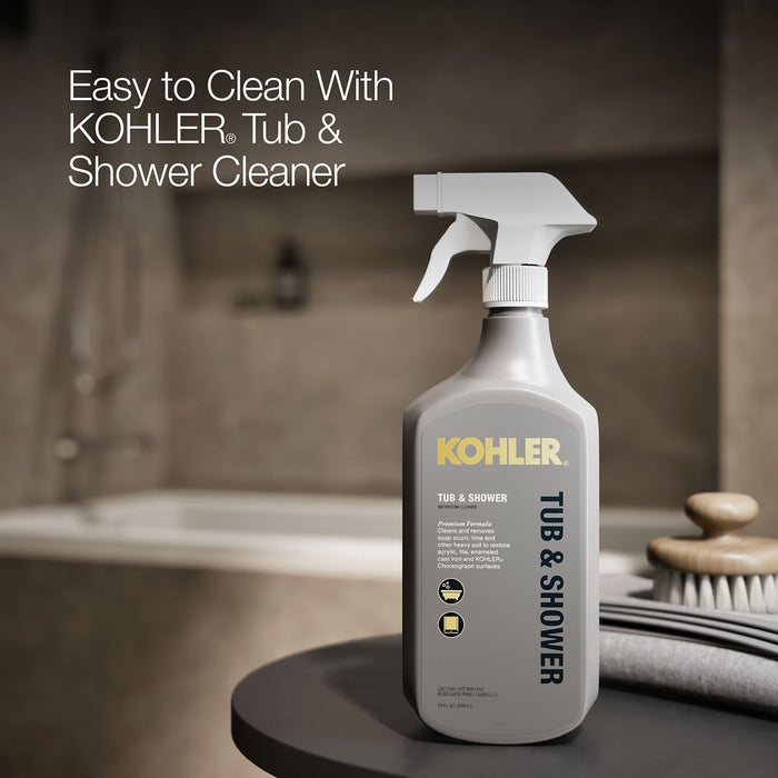 KOHLER K-1121-LW Underscore 60" x 30" alcove bath with Bask heated surface, left drain
