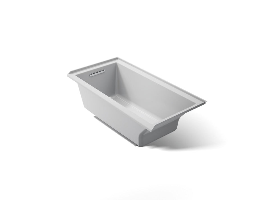 KOHLER K-1121-LW Underscore 60" x 30" alcove bath with Bask heated surface, left drain