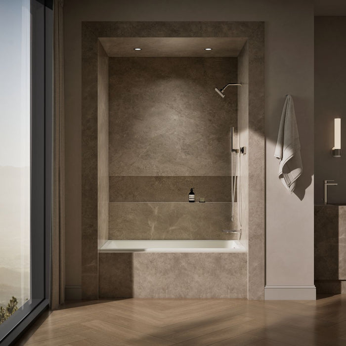 KOHLER K-1121-R Underscore 60" x 30" alcove bath, right drain