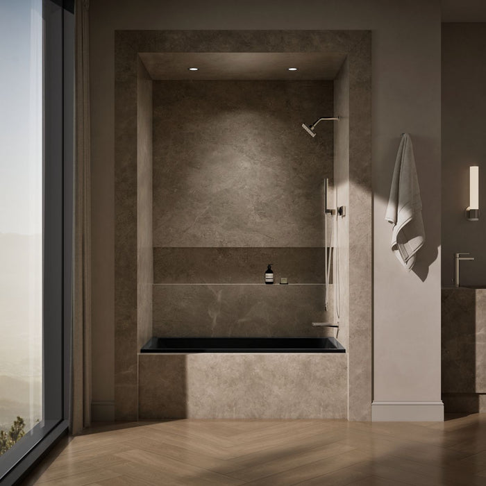 KOHLER K-1121-R Underscore 60" x 30" alcove bath, right drain