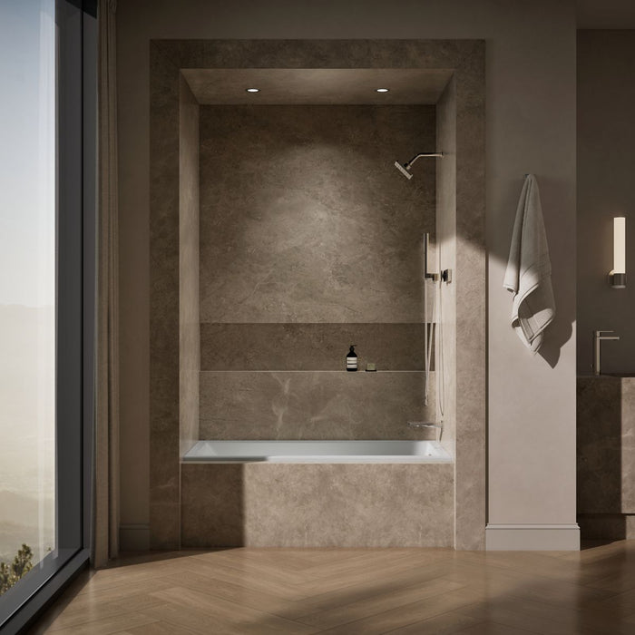 KOHLER K-1121-R Underscore 60" x 30" alcove bath, right drain