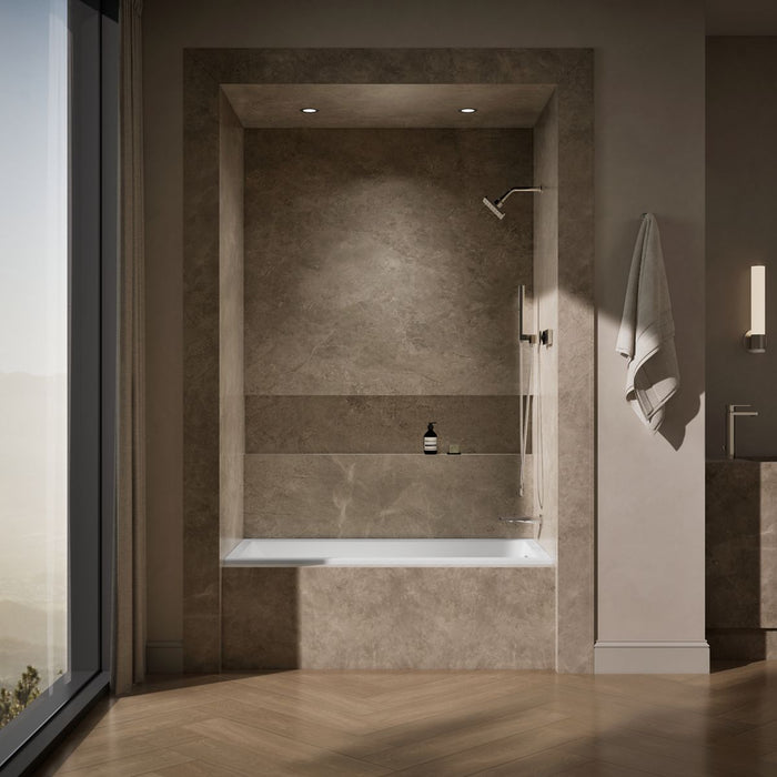 KOHLER K-1121-R Underscore 60" x 30" alcove bath, right drain