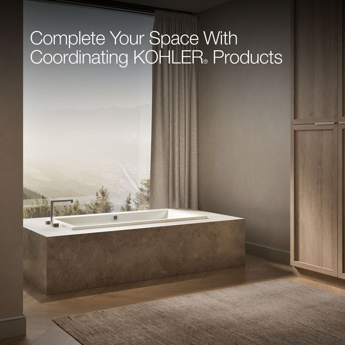 KOHLER K-1121-W1 Underscore 60" x 30" drop-in bath with Bask heated surface
