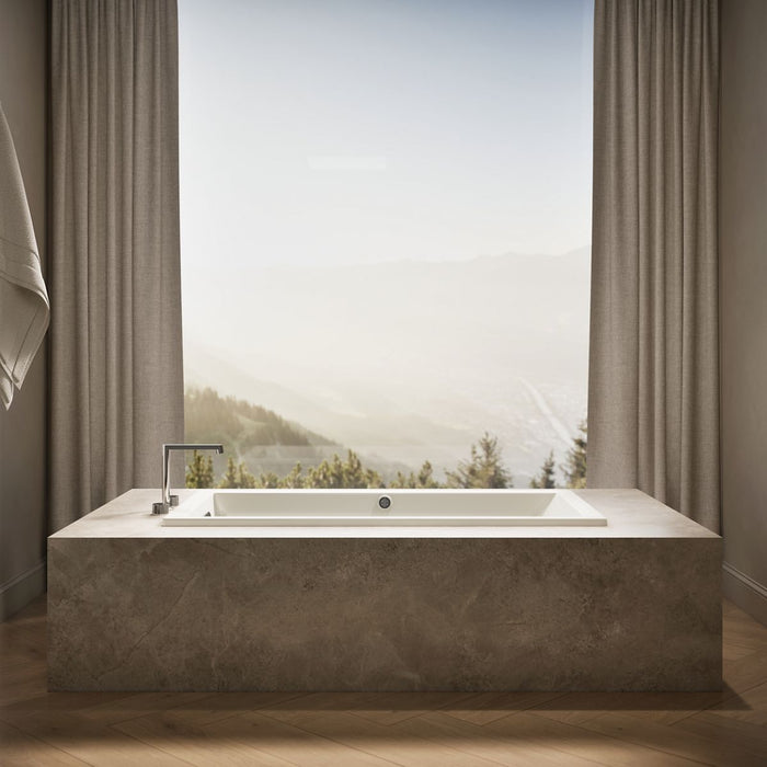 KOHLER K-1121-W1 Underscore 60" x 30" drop-in bath with Bask heated surface