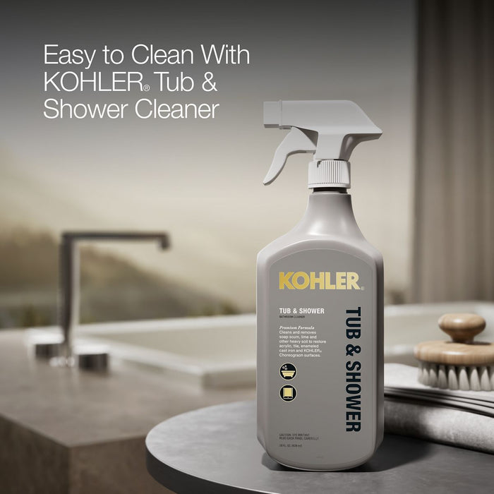 KOHLER K-1121-W1 Underscore 60" x 30" drop-in bath with Bask heated surface
