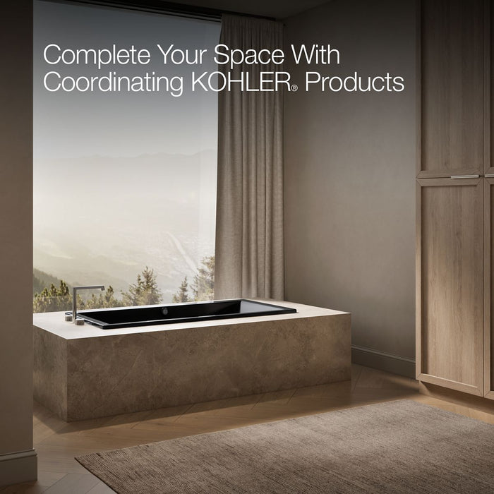KOHLER K-1121-W1 Underscore 60" x 30" drop-in bath with Bask heated surface