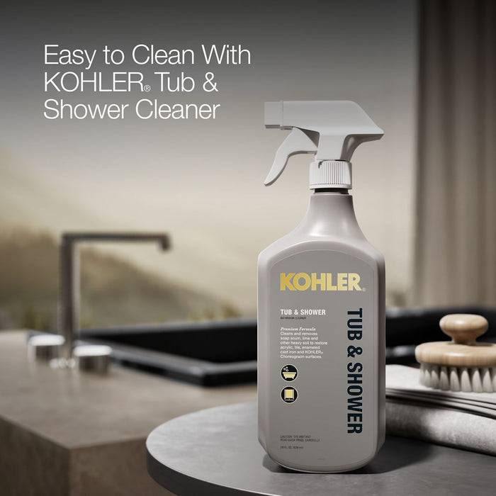 KOHLER K-1121-W1 Underscore 60" x 30" drop-in bath with Bask heated surface