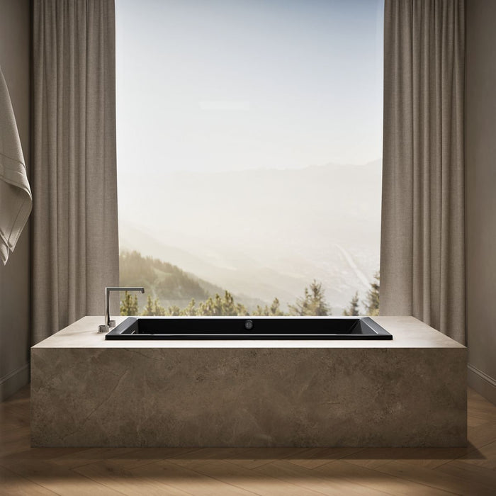 KOHLER K-1121-W1 Underscore 60" x 30" drop-in bath with Bask heated surface