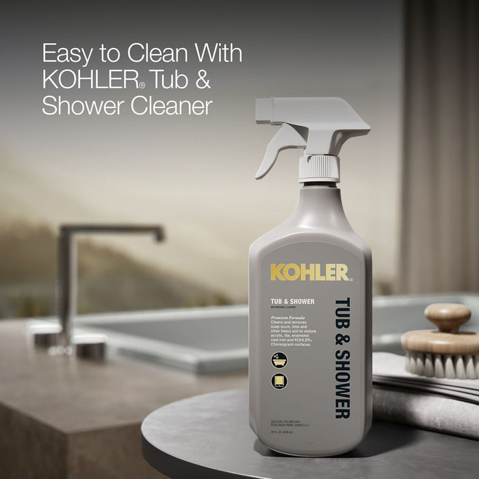 KOHLER K-1121-W1 Underscore 60" x 30" drop-in bath with Bask heated surface